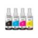 TINTA EPSON 664 COLOR AMARILLO, MAGENTA, CIAN Y NEGRO C13T664640 ECOTANK L300 / L355 / L555 / ET-2500 / ET-2550 / ET-2600