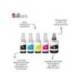 TINTA EPSON 664 COLOR AMARILLO, MAGENTA, CIAN Y NEGRO C13T664640 ECOTANK L300 / L355 / L555 / ET-2500 / ET-2550 / ET-2600