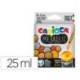 TEMPERA ESCOLAR CARIOCA METALLIC BOTE 25 ML CAJA DE 6 COLORES SURTIDOS