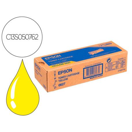 TONER EPSON 0627 COLOR AMARILLO C13S050762