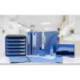 FICHERO DE CAJONES SOBREMESA EXACOMPTA BIG-BOX CLEAN SAFE 5 CAJONES AZUL