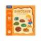 JUEGO DIDACTICO MIDEER DINOSAURIO CON 64 ADHESIVOS PARA SUELO REMOVIBLES +3 AÑOS
