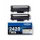TONER BROTHER TN2420TWIN PARA DCP-L2510/ 2530 / 2550 / HL-L2375 NEGRO 3000 PAGINAS PACK 2 UNIDADES