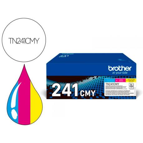 TONER BROTHER TN241CMY CIAN MAGENTA AMARILLO