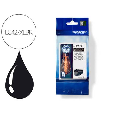 CARTUCHO BROTHER LC427XLBK NEGRO mfcj4340dw / 4540dw / 4540dwxl