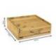 SOPORTE PARA CAPSULAS DE CAFE CEP SILVA BAMBU 1 CAJON 305X326X98 MM