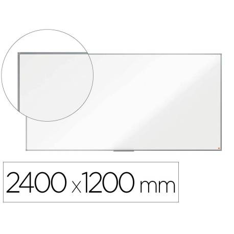 PIZARRA BLANCA NOBO PREMIUM PLUS MELAMINA MAGNETICA 2400X1200 MM
