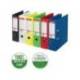 ARCHIVADOR DE PALANCA ESSELTE N 1 CO2 NEUTRAL DIN A4 CARTON FORRADO LOMO 75 MM AZUL VIVIDA