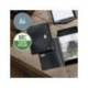 CARPETA LEITZ RECYCLE GOMAS TRES SOLAPAS DIN A4 POLIPROPILENO NEGRO