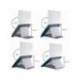 SOPORTE PARA PORTATIL LEITZ ERGO COSY AJUSTABLE 4 ALTURAS COLOR GRIS 310X50X247 MM