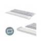 REPOSAMUÑECAS LEITZ ERGO COSY PARA TECLADO AJUSTABLE COLOR GRIS