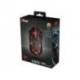 RATON TRUST GXT133 LOCX GAMING OPTICO LUCES LED 800-4000 PPP 6 BOTONES USB 2.0 CABLE 1,80 M COLOR NEGRO