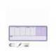 PLANIFICADOR SEMANAL NOBO MAGNETICO COLOR VIOLETA 140X360 MM