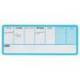 PLANIFICADOR SEMANAL NOBO MAGNETICO COLOR AZUL 140X360 MM