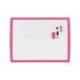 PIZARRA BLANCA NOBO MAGNETICA MARCO FUCSIA 430X585 MM