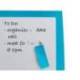 PIZARRA BLANCA NOBO MAGNETICA MARCO AZUL 430X585 MM