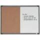 PIZARRA BLANCA NOBO MAGNETICA CON TABLERO DE CORCHO 585X430 MM
