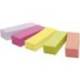 BLOC DE NOTAS ADHESIVAS QUITA Y PON POST-IT MININOTAS ENERGETIC COLOUR 15 X 50 MM 50 HOJAS PACK DE 5 UNIDADES