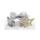 PAPEL DE REGALO BASIKA METALIZADO PLATA BOBINA 62 CM