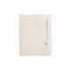 SUBCARPETA CARTULINA TARIFOLD 100% ECOLOGICA 226 G/M2 DIN A4 CON FASTENER COLOR CREMA PACK DE 10 UNIDADES