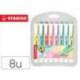 ROTULADOR STABILO FLUORESCENTE SWING COOL PASTEL ESTUCHE DE 8 UNIDADES COLORES SURTIDOS