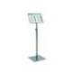 EXPOSITOR ROCADA DE SUELO MAGNETICO ROTATIVO 90 HORIZONTAL/VERTICAL ALTURA AJUSTABLE DIN A3