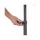 EXPOSITOR ROCADA DE SUELO SERIE NATURAL MAGNETICO ROTATIVO 360 ALTURA AJUSTABLE DIN A3