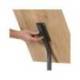 EXPOSITOR ROCADA DE SUELO SERIE NATURAL MAGNETICO ROTATIVO 360 ALTURA AJUSTABLE DIN A3