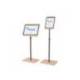 EXPOSITOR ROCADA DE SUELO SERIE NATURAL MAGNETICO ROTATIVO 360 ALTURA AJUSTABLE DIN A3