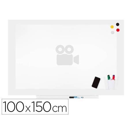 PIZARRA BLANCA ROCADA SKINMATT PROYECCION MATE LACADA MAGNETICA 100X150 CM