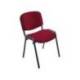 SILLA ROCADA CONFIDENTE ESTRUCTURA METALICA ASIENTO TELA IGNIFUGA BURDEOS 570X410X810 MM