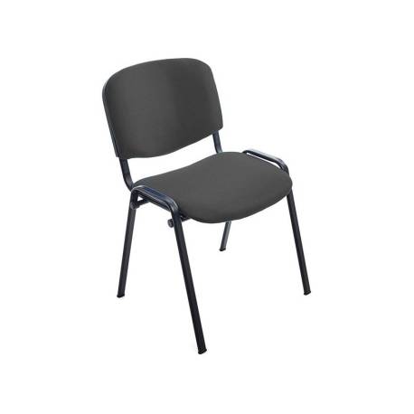SILLA ROCADA CONFIDENTE ESTRUCTURA METALICA ASIENTO TELA IGNIFUGA GRIS 570X410X810 MM