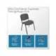 SILLA ROCADA CONFIDENTE ESTRUCTURA METALICA ASIENTO TELA IGNIFUGA GRIS 570X410X810 MM