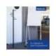PERCHERO ROCADA MAULCAURUS 7 COLGADORES COLOR NEGRO 350X350X1770 MM