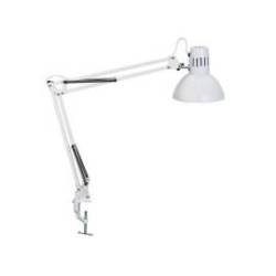 LAMPARA DE ESCRITORIO MAUL STUDY CON PINZA COLOR BLANCO 170X440X350 MM