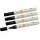 ROTULADOR NOBO PARA PIZARRA BLANCA PUNTA REDONDA 3 MM ECOLOGICO COLOR NEGRO BLISTER DE 4 UNIDADES