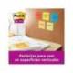 BLOC DE NOTAS ADHESIVAS QUITA Y PON POST IT SUPER STICKY CARNIVAL 100% PEFC 76X127 MM PACK DE 6 BLOCS COLORES