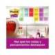 BLOC DE NOTAS ADHESIVAS QUITA Y PON POST IT SUPER STICKY CARNIVAL 100% PEFC 76X127 MM PACK DE 6 BLOCS COLORES