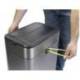 PAPELERA METALICA MAUL PRME ACERO INOXIDABLE 30 LITROS