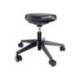 TABURETE LEITZ ERGO CON ASIENTO TRIANGULAR 5 RUEDAS GIRATORIAS REGULABLE EN ALTURA HASTA 59 CM NEGRO