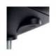 TABURETE LEITZ ERGO CON ASIENTO TRIANGULAR 5 RUEDAS GIRATORIAS REGULABLE EN ALTURA HASTA 59 CM NEGRO