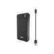 BATERIA EXTERNA TNB 20000 MAH MICRO USB + USB TYPO C COLOR NEGRO