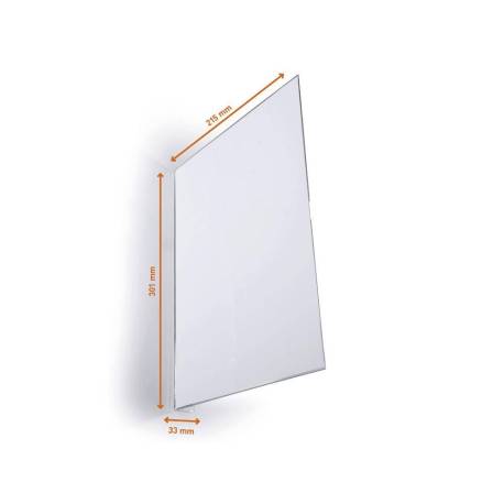 SEÑAL DE PASILLO ADHESIVA DURABLE DIN A4 VERTICAL PACK DE 10 UNIDADES