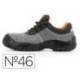ZAPATOS DE SEGURIDAD SAFETOP TORMIO SERRAJE CUERO TRANSPIRABLE SUELA PU BIDENSIDAD S1 P SR TALLA 46