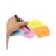 BLOC DE NOTAS ELECTROSTATICAS QUITA Y PON DJOIS 75X75 MM 250 HOJAS 5 COLORES SURTIDOS