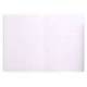 LIBRETA CLAIREFONTAINE DIN A4 TAPA PLASTICO TRANSLUCIDO FLEXIBLE 48 HOJAS 90 GR CUADRO 5 MM COLORES PASTEL