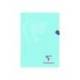 LIBRETA CLAIREFONTAINE DIN A4 TAPA PLASTICO TRANSLUCIDO FLEXIBLE 48 HOJAS 90 GR CUADRO 5 MM COLORES PASTEL