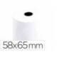 Rollo sumadora q-connect electro 58 mm ancho x 65 mm diametro