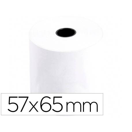 Rollo sumadora q-connect electro 57 mm ancho x 65 mm diametro