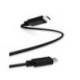 CABLE TNB USB-C A USB-C LONGITUD 2 M COLOR NEGRO